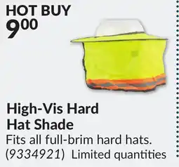 Princess Auto High-Vis Hard Hat Shade offer