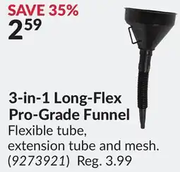 Princess Auto 3-in-1 Long-Flex Pro-Grade Funnel offer