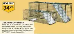 Princess Auto 2 pc Animal Live Trap Set offer