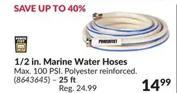 Princess Auto Power Fist 1/2 in. Marine Water Hoses offer