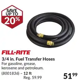 Princess Auto 3/4 in. Fuel Transfer Hoses offer