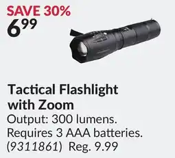 Princess Auto Tactical Flashlight with Zoom offer