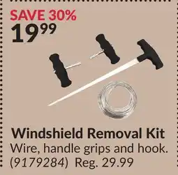 Princess Auto Windshield Removal Kit offer