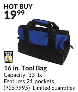 Princess Auto Power Fist 16 in. Tool Bag offer