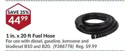 Princess Auto 1 in. x 20 ft Fuel Hose offer