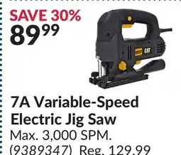 Princess Auto 7A Variable-Speed Electric Jig Saw offer