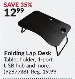 Princess Auto Folding Lap Desk offer