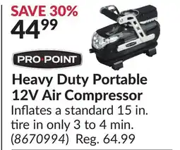 Princess Auto Heavy Duty Portable 12V Air Compressor offer