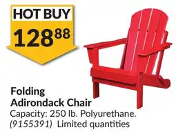 Princess Auto Folding Adirondack Chair offer