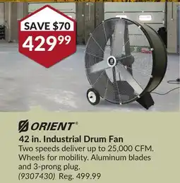 Princess Auto 42 in. Industrial Drum Fan offer