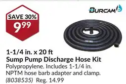 Princess Auto 1-1/4 in. x 20 ft Sump Pump Discharge Hose Kit offer