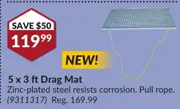 Princess Auto 5 x 3 ft Drag Mat offer