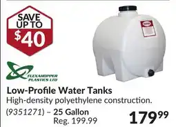 Princess Auto Low-Profile Water Tanks offer