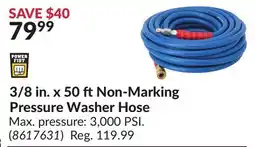 Princess Auto 3/8 in. x 50 ftNon-Marking Pressure Washer Hose offer