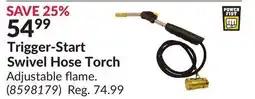 Princess Auto Trigger-Start Swivel Hose Torch offer