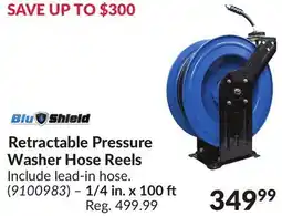 Princess Auto Retractable Pressure Washer Hose Reels 1/4 in. x 100 offer