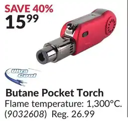 Princess Auto Butane Pocket Torch offer