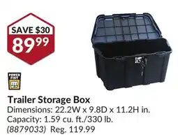 Princess Auto Trailer Storage Box offer