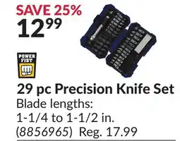 Princess Auto 29 pc Precision Knife Set offer