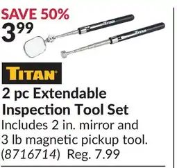 Princess Auto TITAN 2 pc Extendable Inspection Tool Set offer