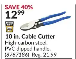 Princess Auto 10 in. Cable Cutter offer