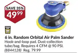 Princess Auto 6 in. Random Orbital Air Palm Sander offer