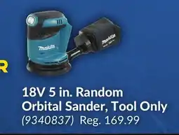 Princess Auto 18V 5 in. Random Orbital Sander, Tool Only offer