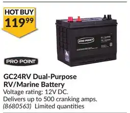 Princess Auto Dual-Purpose RV/Marine Battery offer