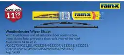 Princess Auto Weatherbeater Wiper Blades With steel frames offer