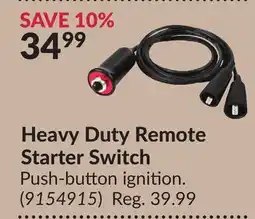 Princess Auto Heavy Duty Remote Starter Switch offer