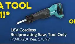 Princess Auto 18V Cordless Reciprocating Saw, Tool Only offer