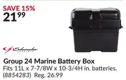 Princess Auto Group 24 Marine Battery Box offer