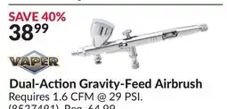 Princess Auto VAPER Dual-Action Gravity-Feed Airbrush offer