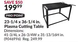 Princess Auto 23-1/4 x 36-1/4 in. Plasma Cutting Table offer