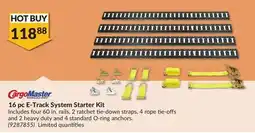 Princess Auto 16 pc E-Track System Starter Kit offer