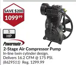 Princess Auto 2-Stage Air Compressor Pump offer