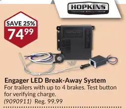 Princess Auto Engager LED Break-Away System offer