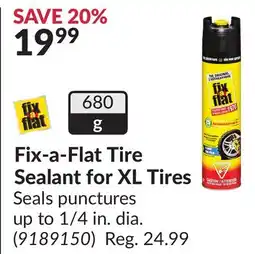 Princess Auto Fix-a-Flat Tire Sealant for XL Tires offer