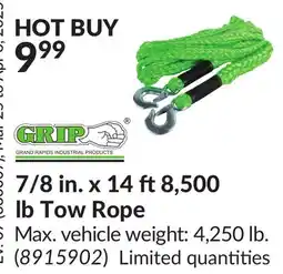 Princess Auto 7/8 in. x 14 ft8,500 lb Tow Rope offer