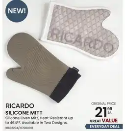 Stokes RICARDO SILICONE MITT Silicone Oven Mitt offer