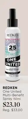 Chatters Salon REDKEN One United Multi-Benefit Spray offer