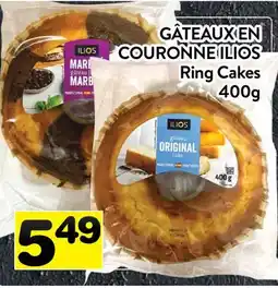 Supermarché PA GÂTEAUX EN COURONNE ILIOS | Ilios Ring Cakes offer