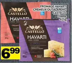 Supermarché PA FROMAGE HAVARTI CRÈMEUX OU JALAPENO CASTELLO | Castello Cheese offer