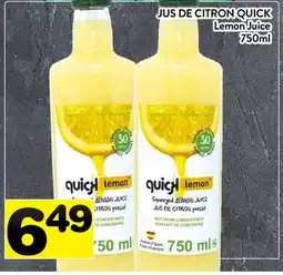 Supermarché PA JUS DE CITRON QUICK | Quick Lemon Juice offer