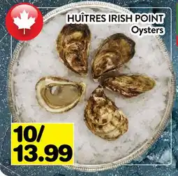 Supermarché PA HUÎTRES IRISH POINT | Irish Point Oysters offer