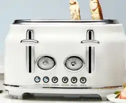 Stokes RETRO WHITE 4-Slice Toaster offer