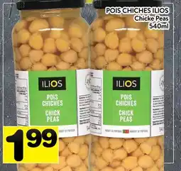 Supermarché PA POIS CHICHES ILIOS | Ilios Chicke Peas offer