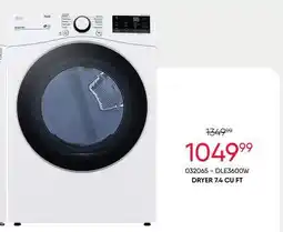 Meubles RD LG DRYER 7.4 CU FT offer