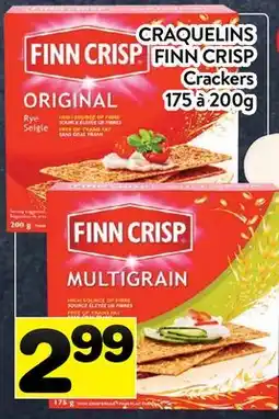 Supermarché PA CRAQUELINS FINN CRISP | Finn Crisp Crackers offer