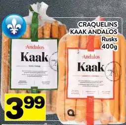 Supermarché PA CRAQUELINS KAAK ANDALOS | Andalos Rusks offer